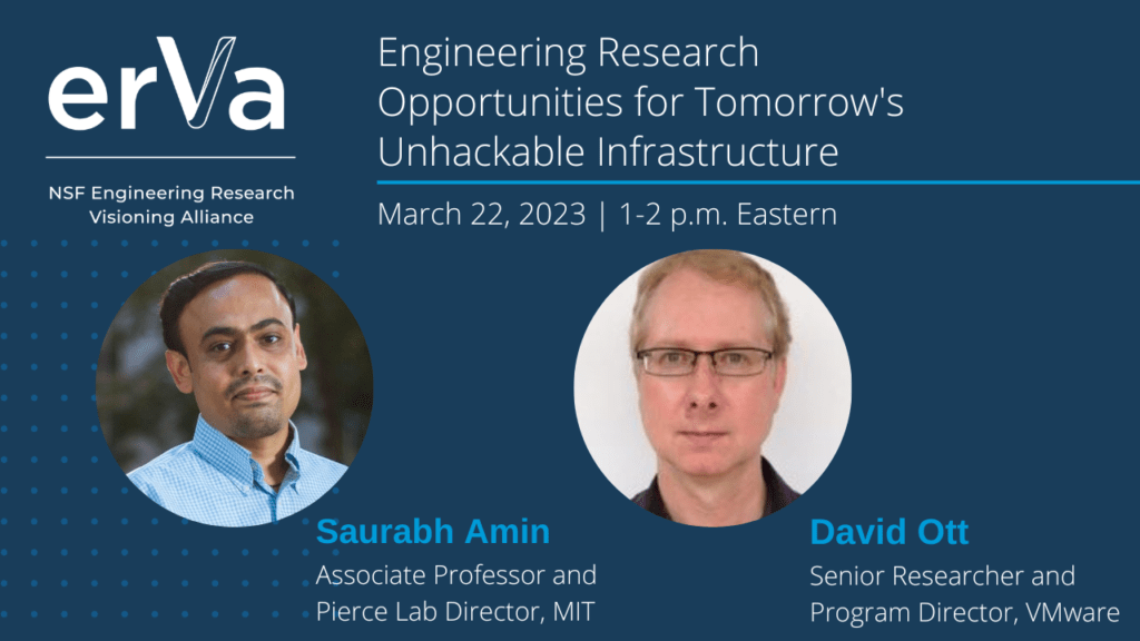 Photo 1 for national academies webinar: engineering research opportunities for tomorrow's unhackable infrastructure