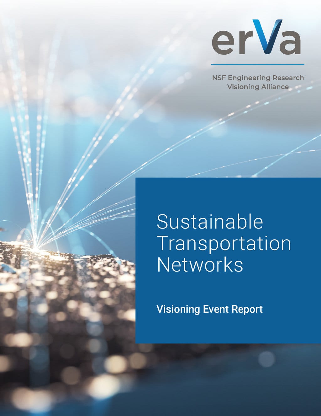 Erva report cover - sustainable transportation